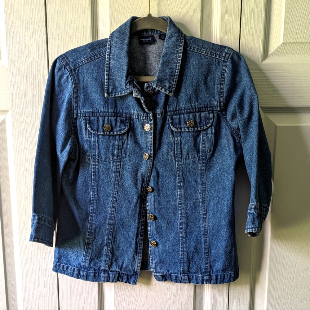NWOT Westbound Denim Jacket Size Medium Petite